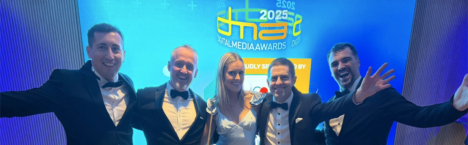 Wolfpack Digital finalist at the Irish Digital Media Awards 2025 in Dublin