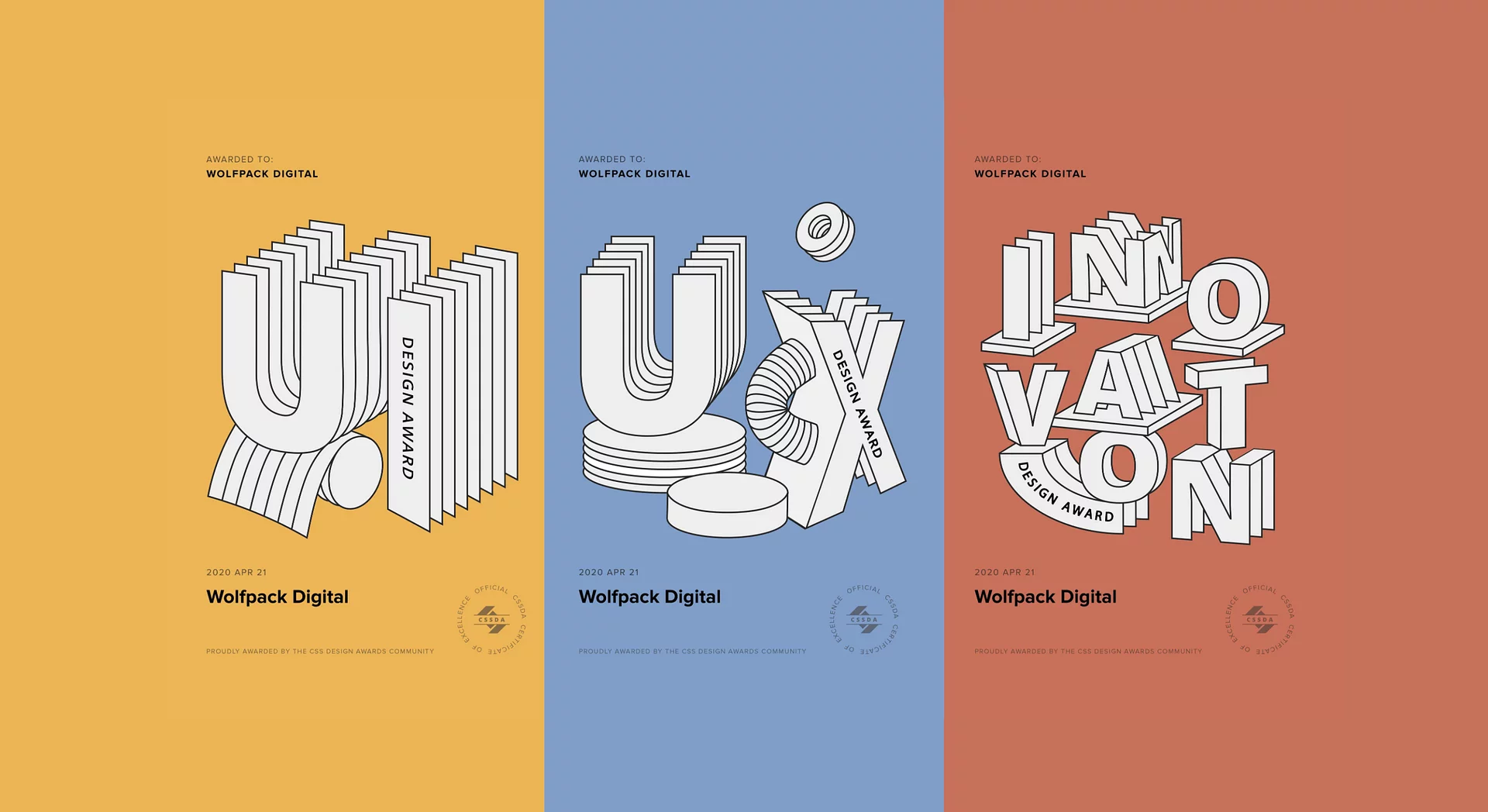 Wolfpack Digital award-winning website design recognized by CSS Design Awards