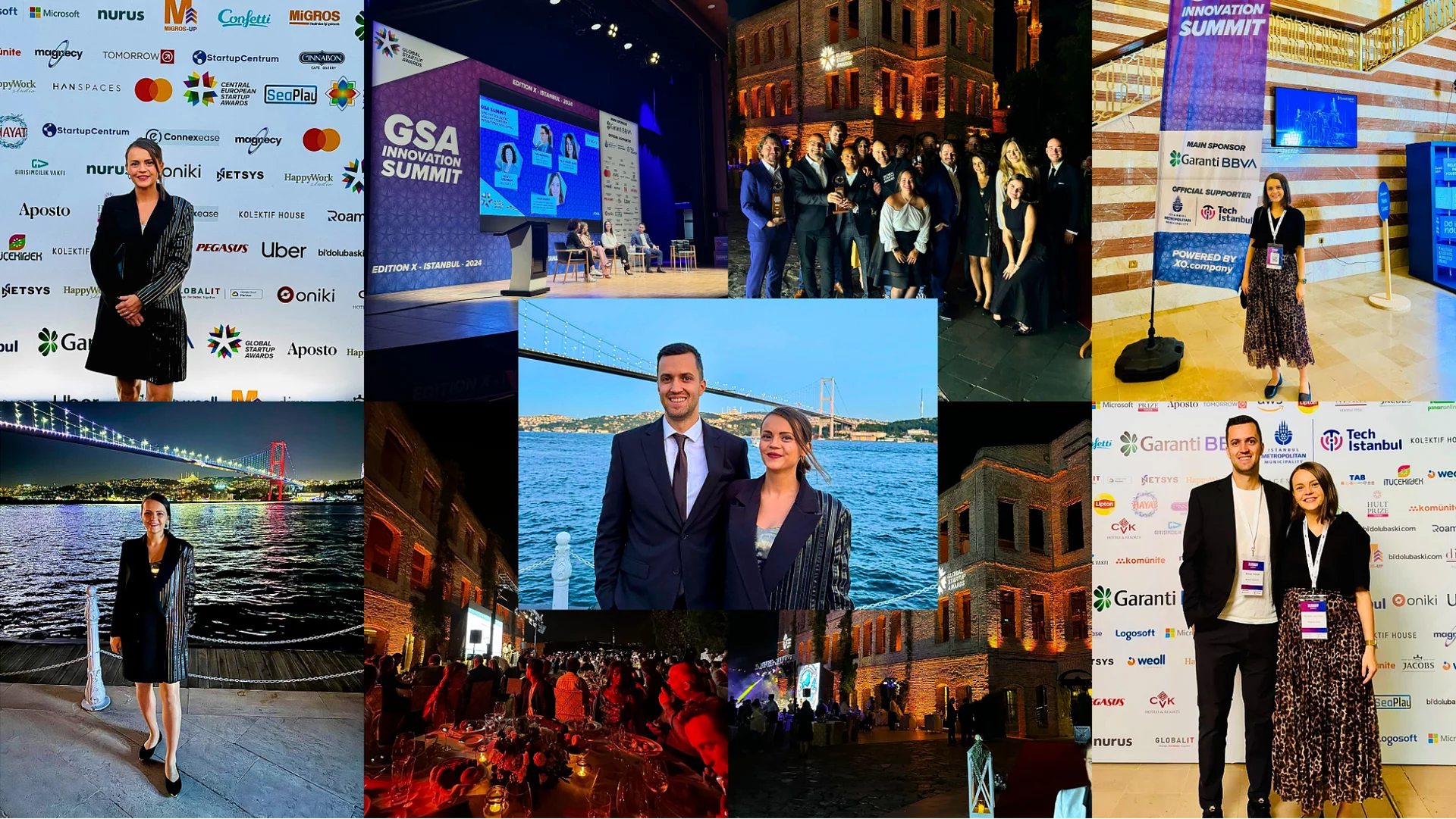 Georgina Lupu Florian at the Global Startup Awards gala in Istanbul