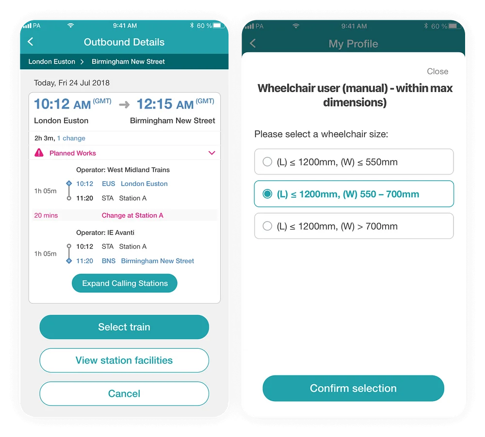 Passenger Assistance — Accessible Rail Travel App